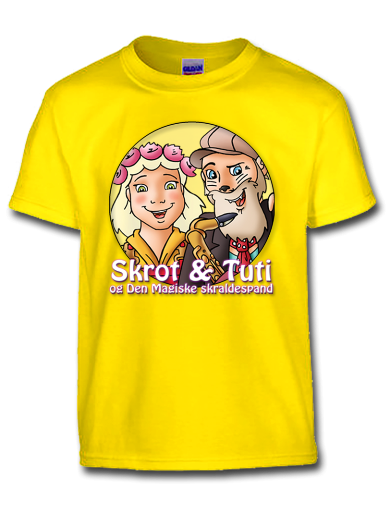 T-shirt med Skrot og Tuti logo